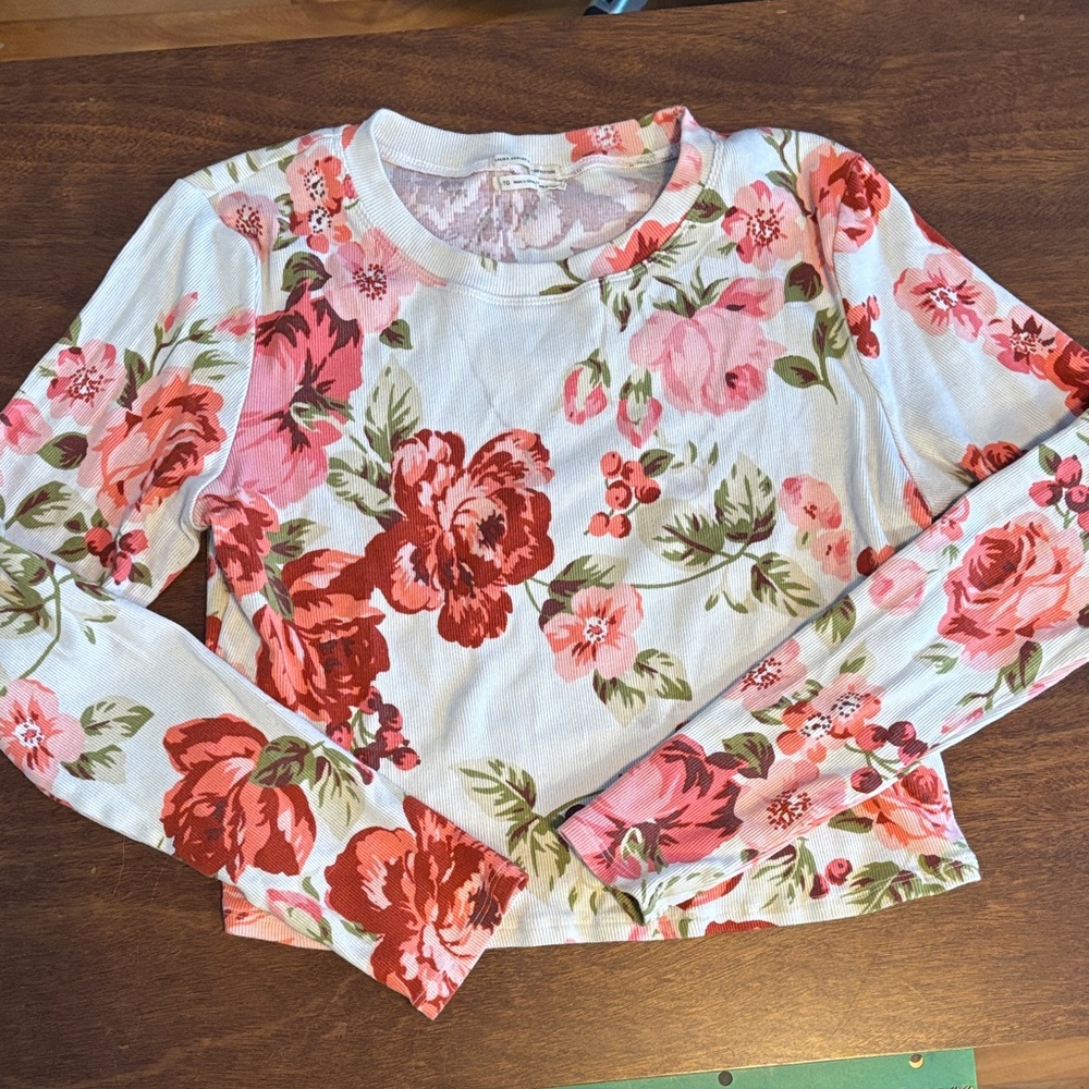 Laura Ashley & Urban Outfitters Floral crop Top